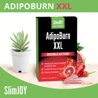 Slimjoy SlimJOY AdipoBurn XXL - Extract of Green Tea Leaves, Cayenne and Caffeine - with Free E-Book Guide - 3 x 30 Capsules