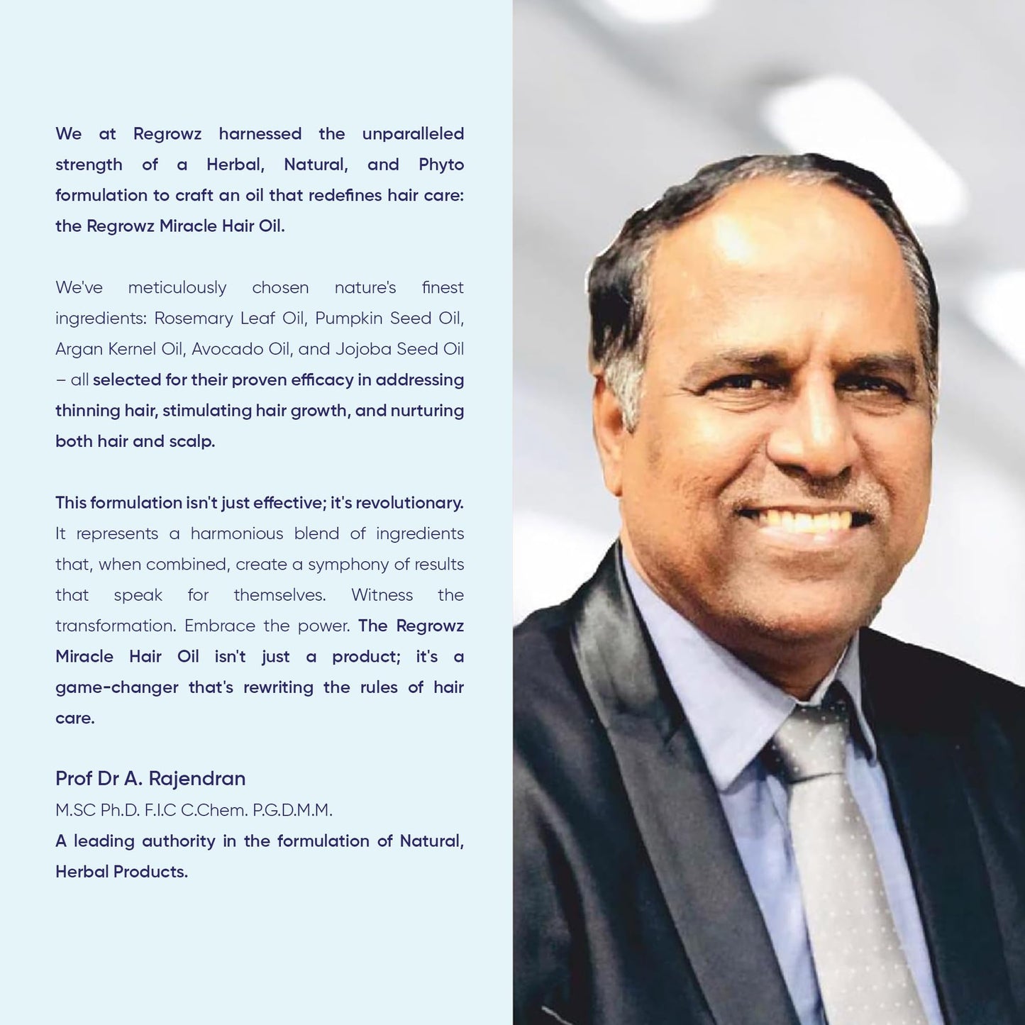 Regrowz Hair Oil 120ml - Natural Rosemary Hair Growth Oil with Argan & Jojoba Oil - Hydrate & Moisturise Dry, Damaged Hair – Hair Loss Treatment