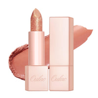 Oulac Peach Shimmer Lipstick for Women-Moisture Tinted Lip Balm for Dry Lips, Glitter Surface, Creamy Formula, Hydrating & Smooth, Infused with Shea Butter, Vegan, Clean Beauty(PG07) Mermaid Kiss