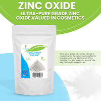 ETC Cosmetic`s Zinc Oxide Powder - 100 gr - Cosmetic Ingredient, high Purity Material, Non-Nano