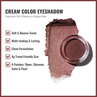 Oulac OULAC Cream Eyeshadow, Glitter Brown Eyeshadow, Holds Makeup For 12 Hours +, Waterproof and Sweatproof, Crease Resistant, Vegan | 06g (05) Honey Bunny