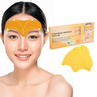 ANGGREK Face Wrinkle Patch,10pcs Forehead Wrinkle Patches Hydrolyzed Collagen Skin Firming Lifting Forehead Wrinkles Ing Patch