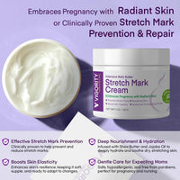Vigority Stretch Mark Cream for Pregnant Women: Belly Butter for Expecting Moms - Moisturizing Lotion for Skin Elasticity - Maternity Skin Care Cream - 4 Oz