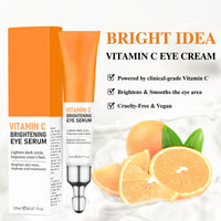 Trendyfave Vitamin C Eye Cream For Puffiness Eyes, Vit C Eye Cream For Dark Circles And Puffiness, Anti Wrinkle Vit C Serum For Women/Men Anti Aging (2PCS)