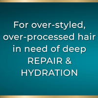 OGX Rescue Fusions Keratin with Vegan Squalane Prep & Protect Pre-Shampoo Treatment, Deeply Conditions, Strengthens & Reduces Strand Breakage to Visibly Repair Damaged Hair, 250ml