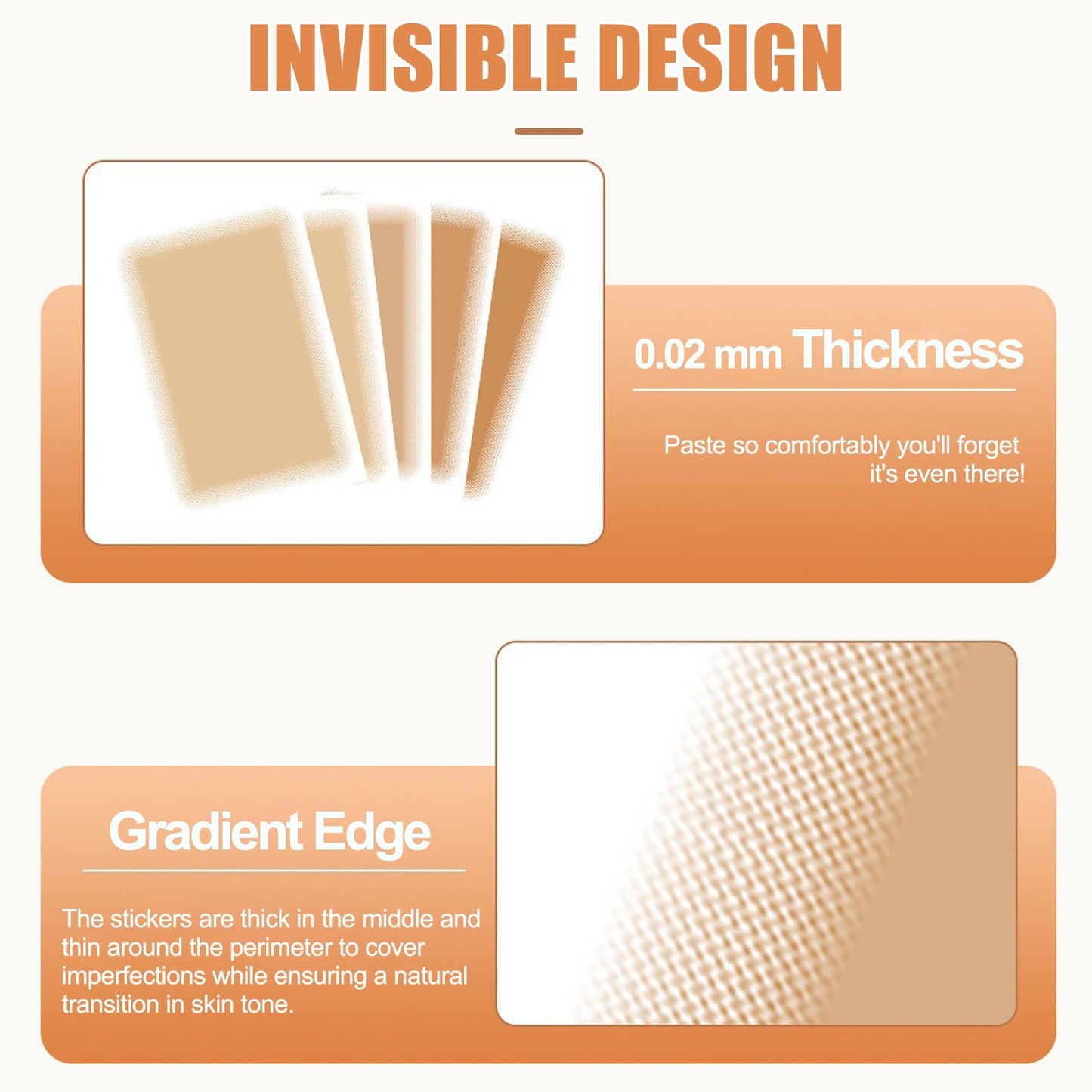 Pothenika Tattoo Cover Up Patch, 15 PCS Scar Cover Up Sticker, Waterproof Tattoo Cover Up Tape Invisible Concealer Sticker, Natural Skin Scar Cover Breathable Body Sticker, Scar Patches