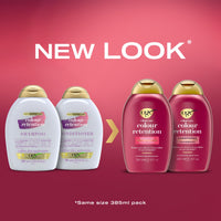 OGX Colour Care Colour Retention Shampoo, Colour Protect, Protects Salon or At-Home Colour for up to 12 Weeks, Sulfate Free, 385ml