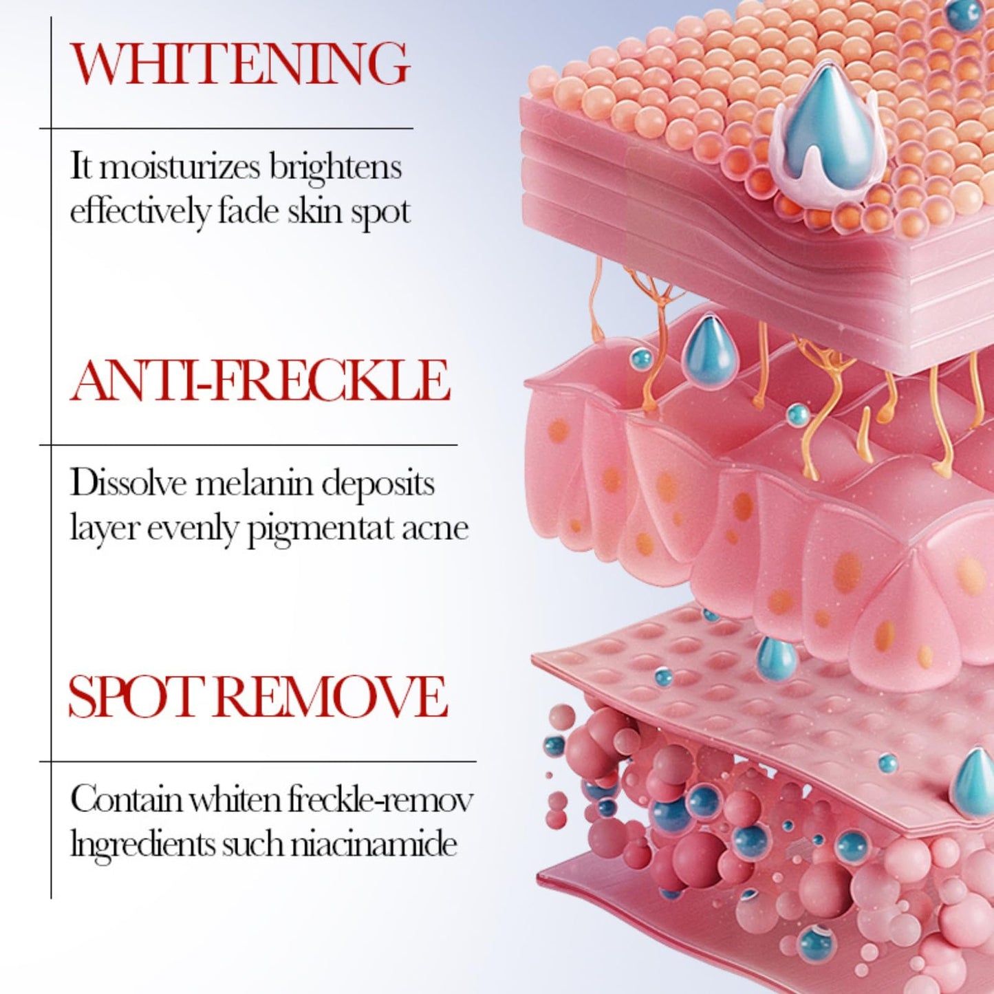 Cureluxe Dark Spot Remover For Face Cream For Women - Freckle Removal Cream – Face Moisturizer For Dark Spots – Hydrating & Skin Tone Enhancing Cream – Fade Freckles & Improve Dull Skin