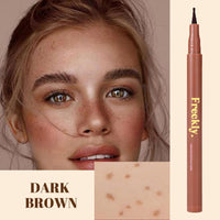 Generic Felt Tip Freckle Pen – Waterproof, Long-Lasting Faux Freckles for a Natural Look – Quick-Dry, Skin-Friendly Freckle Stamp (#Dark Brown)