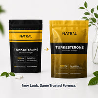 Natral Turkesterone Supplement 5000mg - 120 Caps High Strength - Standardized to 20% Ajuga Turkestanica Extract - for Muscle and Strength - Pure Extract No Additives Or Filler