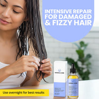 Modal Care Caffeine Hair Growth Oil for Afro & 4C Hair | Natural Follicle Stimulant with Rosemary & Green Coffee | Vegan High-Density Restoration for Thinning Hair & Receding Hairline (60ml)