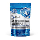 Vitmad Magnesium Glycinate 3-in-1 Complex - Bisglycinate, Citrate & Malate Vegan Capsules, Added Zinc to Maximise Absorption 380mg Elemental 100% NRV, UK Made (60)