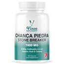 Vinco Supplements Vinco Chanca Piedra Capsules - Stone Breaker -1600mg – 120 Capsules - Peruvian Source - Kidney Stone Crusher Gallbladder Support - Dissolve, Flush & Cleanse - Made in The UK