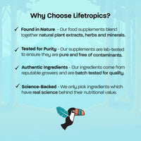 Lifetropics Calcium D-Glucarate - 500mg Calcium D-Glucarate - Lab Tested - Liver Detox Supplement - 60 Vegetable Capsules