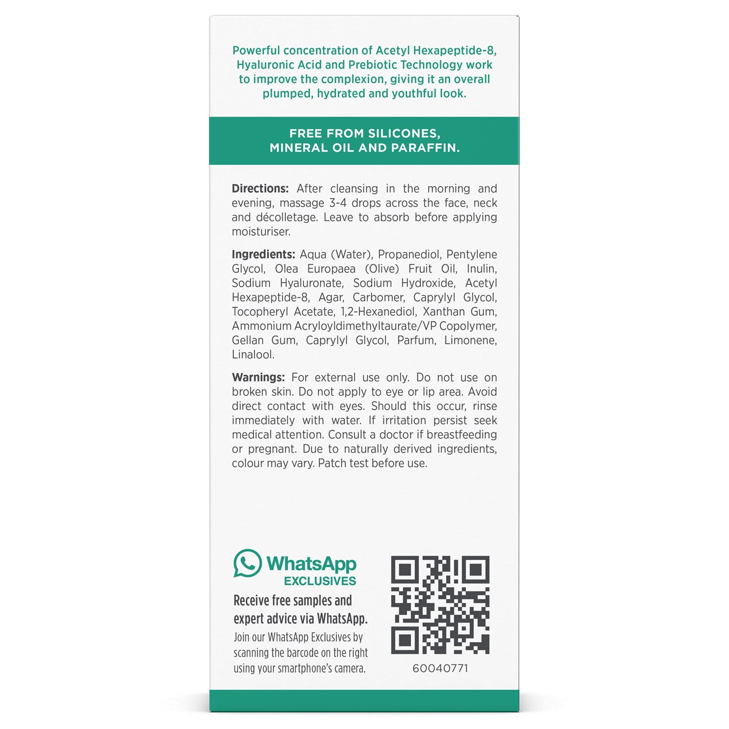 PROCOAL Argireline Serum, Peptide & Hyaluronic Acid Serum 30ml by Procoal - Face Serum With Acetyl Hexapeptide-8, 100% Recyclable Packaging, Vegan, Made in UK