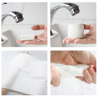 ohihuw Disposable Towel Thicker Style Magic Compressed Towel Large Size Coin Tissue Portable Washcloth Reusable for Travel Camping Hiking Outdoor Sports Beauty Salon