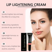 SHEBEEDO Lip Lightening Cream for Dark Lips,Deep Moisturizing Lip Lightening Cream,Advanced Lightening Formula Lip Highlighter,Lips Bleaching Balm,Visible Results with Regular Use