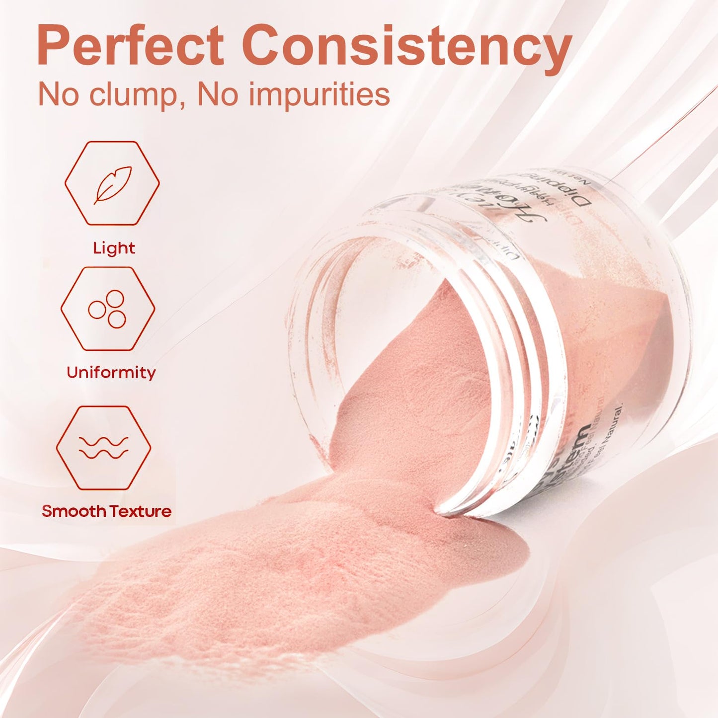 Honey Joy 28g/box Acrylic Powder Professional White Clear Black Nude Acrylic Nail French Manicure Powder for Nail Extension Acrylic Nail System,HJ-NAP016 (Nude)
