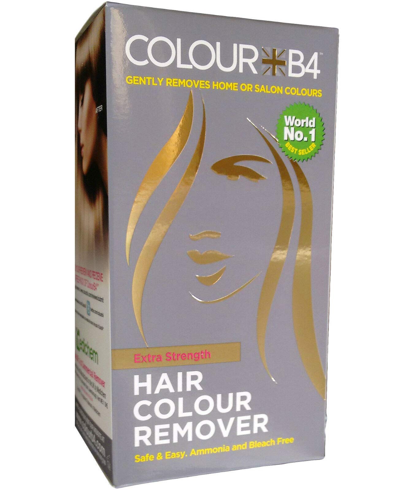 Colour B4 Extra Strength Hair Colour Remover Kit for Darker Hair
