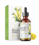 ALPHA01 Mullein Leaf Extract for Lungs 2000mg - 60ml - High Strength Liquid Mullein Leaf - Made in EU - Mullein Leaf Vegan Liquid Drops by Alpha01