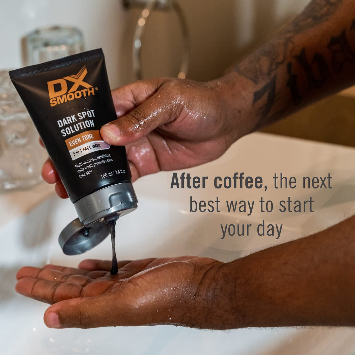 DX SMOOTH DX Smooth Even Tone Face Wash – 3-in-1 Face Wash and Dark Spot Solution – For Men – 100ml