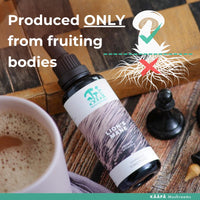 KAAPA Mushrooms KAAPA MUSHROOMS - Lion's Mane Mushroom Extract Tincture - Potent Ultrasonic Extraction | High Potency Lions Mane Supplement for Cognitive Function, Brain & Memory | Grown in Finland - 50ml