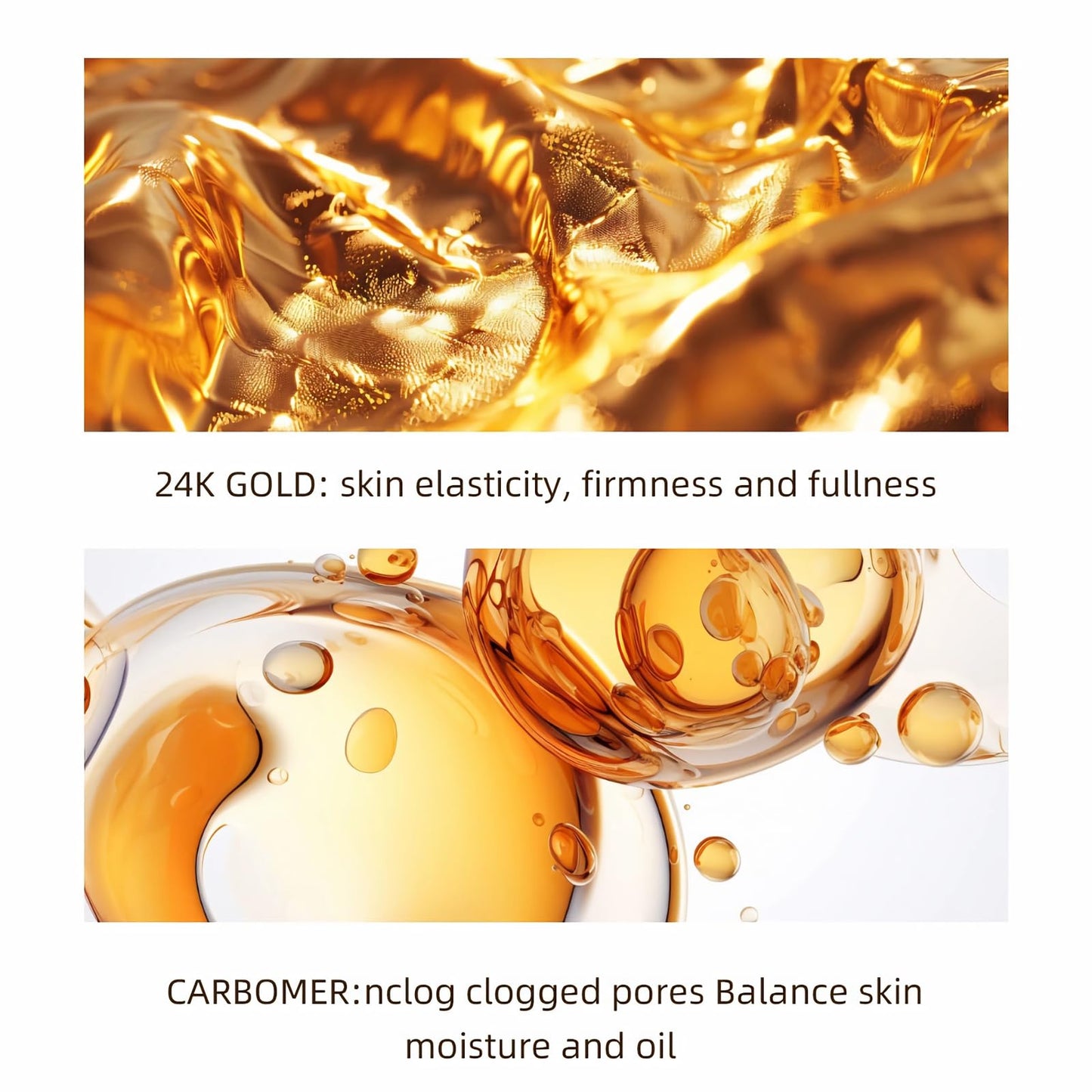 mercham 24K Gold Peel Off Face Masks, Blackhead Remover Mask, Face Masks Skincare Peel Off, Oil Control, Shrink Pores, Deep Cleansing Face Mask, Peel Off Mask for Man & Women