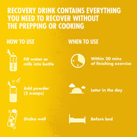 HIGH5 Recovery Drink | Whey Protein Isolate | Promotes Recovery | (Banana & Vanilla, 450g)