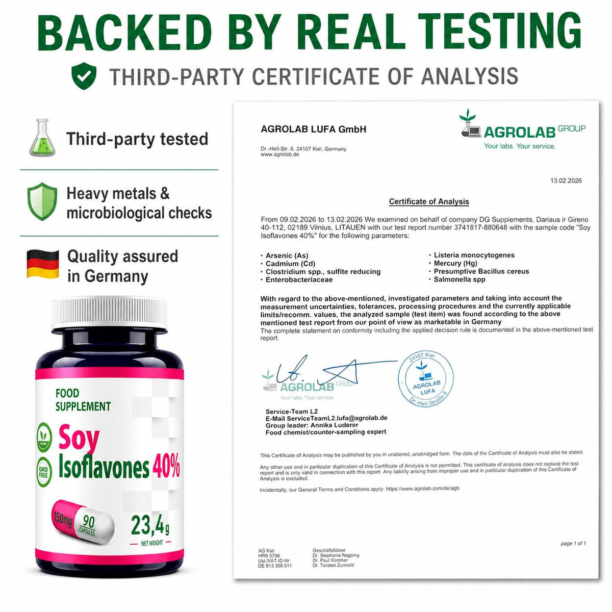 Hepatica SOYA Isoflavones 60mg | Standardised to 40% Isoflavones | 90 Vegan Capsules | 3-Month Supply | 3rd Party Lab Tested