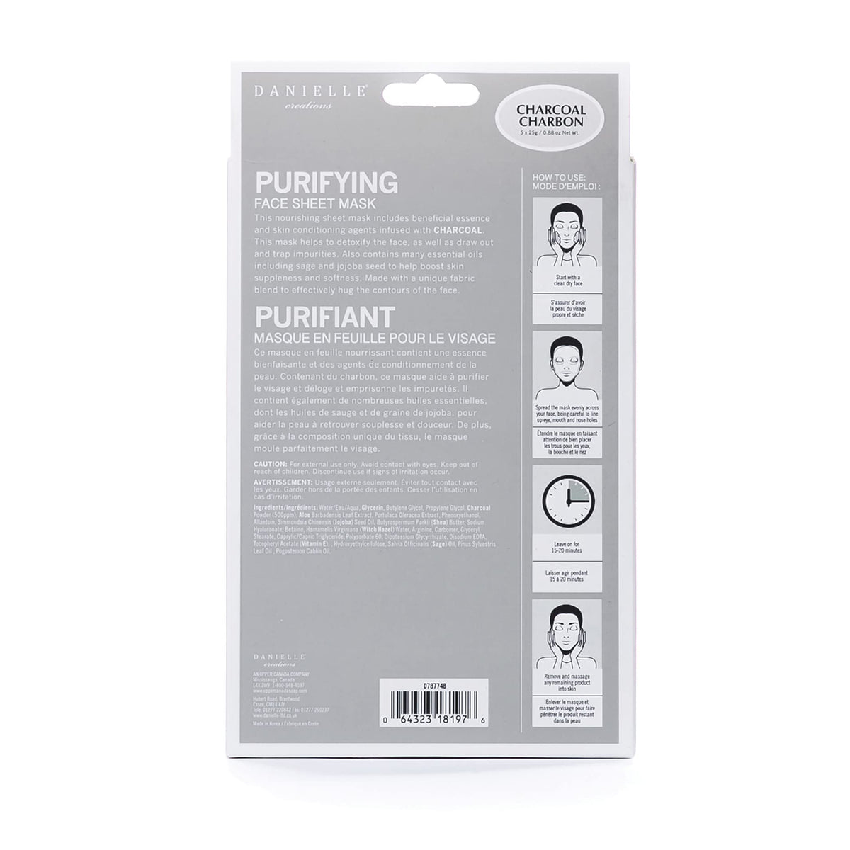 DC DANIELLE Danielle Creations Purifying Face Sheet Mask (5)