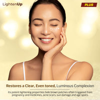 OMIC Lighten-Up LightenUp Plus, Skin Brightening Gel - 30ml/1 Fl oz - Moisturizing Gel to Restores Even Skin Tone, with Shea Butter & Coconut Oil