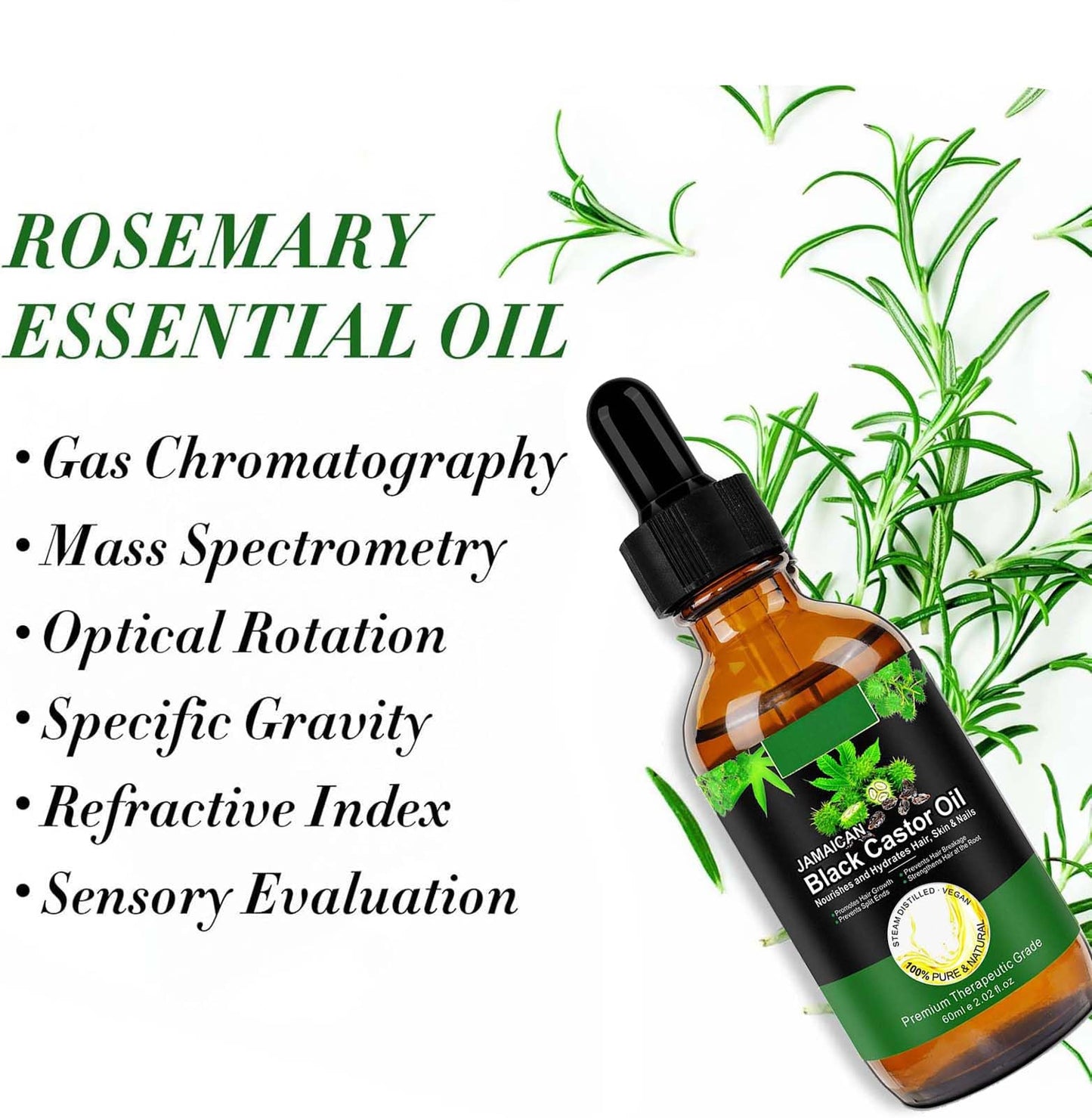 EveBeaty 60ML Pure Rosemary Essential Oil for Hair Growth