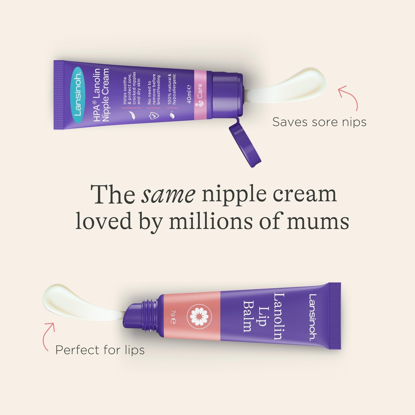 Lansinoh Lanolin Lip Balm for dry cracked Lips -7ml