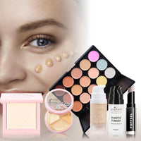 Professional Makeup Set,MKNZOME Make Up Set With Make-up Bag Portable Travel Makeup Kit Birthday Xmas Makeup Gift Set Eyeshadow Palette Foudation Concealer for Women Girls