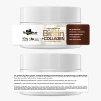 Renew Hair Professional Biotin And Collagen Hair Mask Helps Hair Grow Deep Conditioner for Thick Coarse Hair - Repair Product for Coloured Dry Damaged Curly Wavy,Vegan 300gr