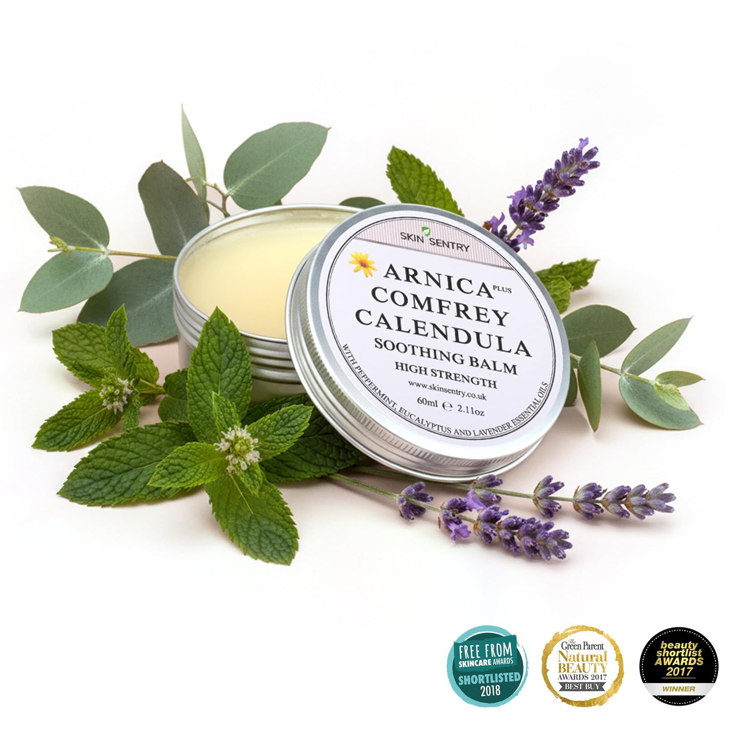 Skin Sentry High Strength Arnica, Comfrey & Calendula Soothing Balm
