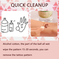 Bettinay 9PCS Mehndi Stickers for Hands, Women Girls Temporary Henna stencils sticker