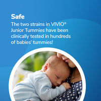 VIVIO JUNIOR Vivio Junior Tummies Bifibaby Drops - A Probiotic & Vitamin D3 Supplement for Babies & Children with Live Bacteria Strains to Support Gut Health and Immunity - 30 Day Supply