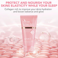 Generic Deep Collagen Anti-Wrinkle Lifting Mask with Hyaluronic Acid & Aloe Vera, Elasticity, Hydrating, Firming and Moisturizing, Overynight Hydrating Face Mask for All Skin Types -2.53 fl.OZ
