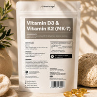 Youth & Earth Vitamin D3 4000UI + Vitamin K2 Mk7 200mcg (3 Months Supply) - Immune System Booster D3 and K2 Vitamin Supplements - Supports Immune Function & Maintains Healthy Bones - 90 Softgels