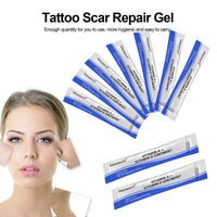 proamate Proamate Tattoo Cream Scar Repair Gel, Microblading Aftercare Ointment Vitamin A&D Anti Scar Tattoo Aftercare Cream for Makeup Microblading and Tattoo Healing Supplies (White 10 PCS/Pack)