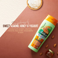 Vatika Naturals Multivitamin Enriched Almond Shampoo - 400 ml | Goodness of Sweet Almond, Yoghurt | For Hair Nourishment and Conditioning