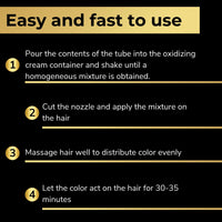 Color time COLOR TIME | Permanent Gel Hair Dye Ruby Dream Color 66 | Enriched with Royal Jelly and Vitamin C | Permanent Hair Color | Covers Gray Hair | 100 ML