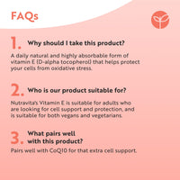 Nutravita Vitamin E 400IU D-Alpha Tocopherol – 100% Natural Vitamin E – 90 Vegan Capsules – Highly Absorbable – 3 Month Supply – Protects Cells from Oxidative Stress – Made in The UK
