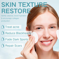 Glycolic Acid Pads - Cleansing Pads - Face Wipes With Vitamins B5, C & E - Face Exfoliator Pad Face Pads Toner Pads - Exfoliating Pads for Skin Repair Treat Acne Reduce Blackheads 50pcs