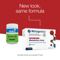 Metagenics MetaActive Forte - Joint Health & Immune Support - Botanical and Nutrient Complex - with Vitamin D, Boswellia, and Vitamin C - 30 Capsules