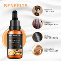 Hair Growth Serum vitamins serum for Hair Loss and Hair Regrowth Ginger Hair Growth Oil for Thinning/Balding/Repairs Hair Follicles/Stronger Hair Hair Growth Treatment for Men and Women