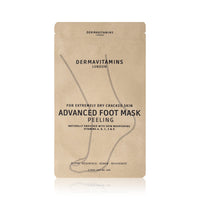Dermavitamins Advanced Foot Mask Bag - Repairs Dry Feet (Peeling)