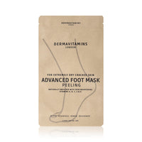 Dermavitamins Advanced Foot Mask Bag - Repairs Dry Feet (Peeling)