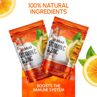 Vitmad Vitamin C (100mg) and Zinc (20mg) - 120 Tablets - Immune System Support - High Strength